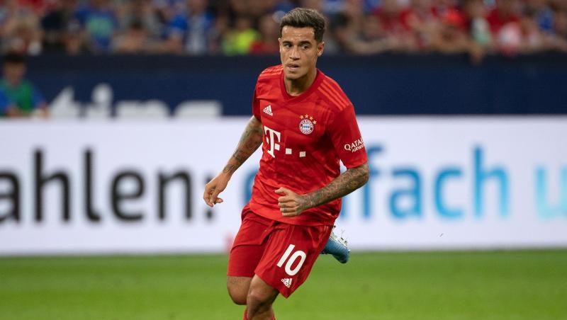 Bayerns Philippe Coutinho absolvierte gegen Schalke 04 sein erstes Bundesligaspiel. Bayerns Philippe Coutinho absolvierte gegen Schalke 04 sein erstes Bundesligaspiel.