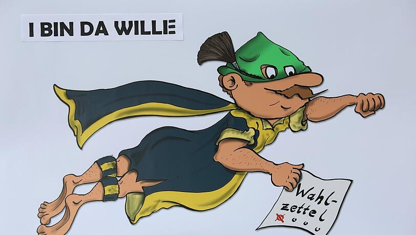 Der Bürgerwilli, das neue Comic-Maskottchen der "Bürgerinitiative Tal". Der Bürgerwilli, das neue Comic-Maskottchen der "Bürgerinitiative Tal".
