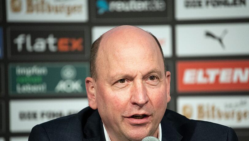 Gladbachs Geschäftsführer Stephan Schippers verkündete die roten Zahlen.