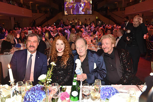 Mega-Sause zum 80. im vergangenen Jahr: Zu Ralph Siegels Geburtstag kamen u. a. Ministerpräsident Markus Söder und Entertainer Thomas Gottschalk. Mega-Sause zum 80. im vergangenen Jahr: Zu Ralph Siegels Geburtstag kamen u. a. Ministerpräsident Markus Söder und Entertainer Thomas Gottschalk.