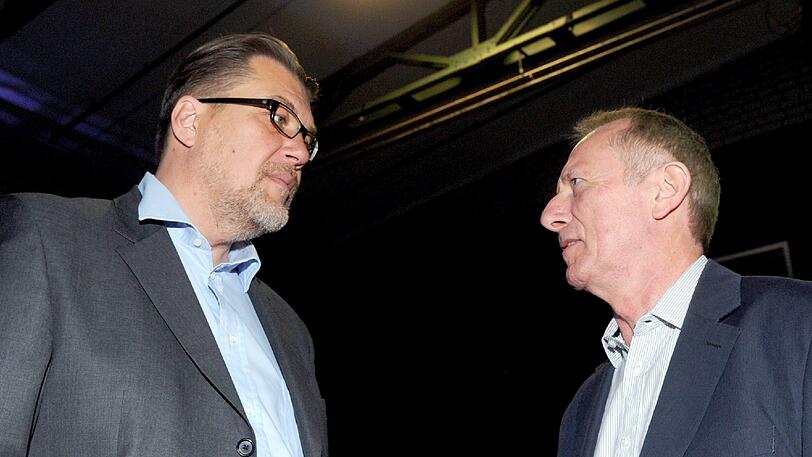 Der alte und der neue Präsident: Hepp Monatzeder und Gerhard Mayrhofer.