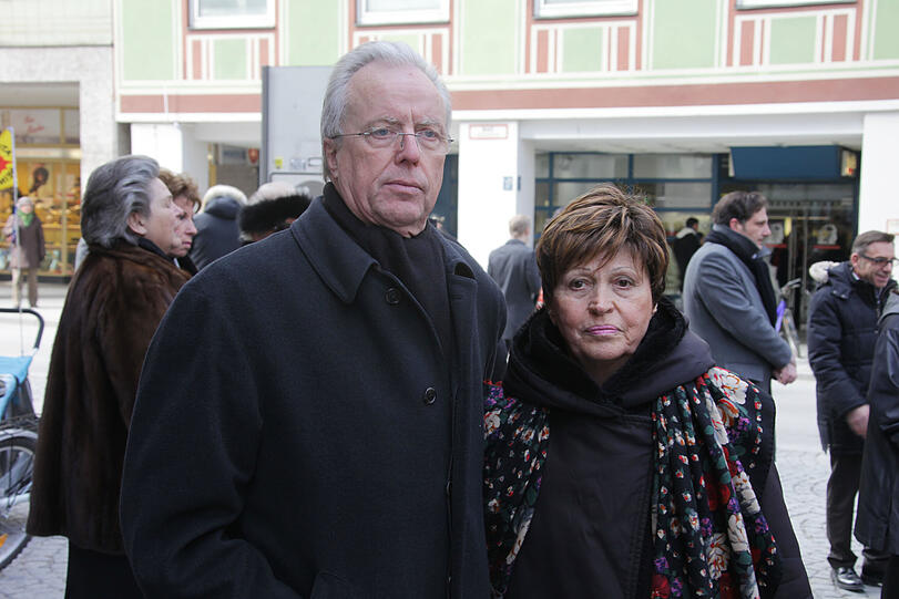Trauerfeier für einen ganz Großen: Familie, Freunde und Bekannte trauern um Hermann Haberl