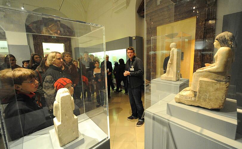 Glyptothek, Museum "Mensch und Natur", Ägyptisches Museum, Theatermuseum und viele mehr öffneten ihre Türen: Am Samstag fand in München die "Lange Nacht der Museen" statt - Impressionen.