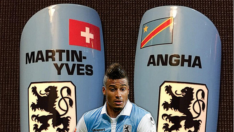 So sehen die Schienbeinschoner vom Löwen-Neuzugang Martin Angha aus. So sehen die Schienbeinschoner vom Löwen-Neuzugang Martin Angha aus.
