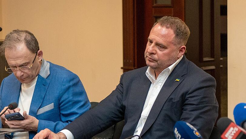 Andrij Jermak war die einst rechte Hand von Präsident Wolodymyr Selenskyj. (Archivfoto) Andrij Jermak war die einst rechte Hand von Präsident Wolodymyr Selenskyj. (Archivfoto)