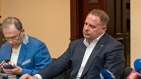 Andrij Jermak war die einst rechte Hand von Pr&auml;sident Wolodymyr Selenskyj. (Archivfoto)