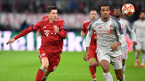 ROBERT LEWANDOWSKI, NOTE 5: Den "ultimativen Test" (Didi Hamann) gegen van Dijk und Matip bestand er nicht. Schwach im Zweikampf, konnte den Ball nicht halten. Seinen zu lockeren Schuss parierte Alisson ohne Probleme (29.).