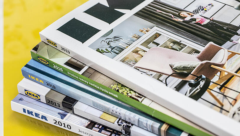 Ikea-Kataloge werden ab sofort nicht mehr produziert. Ikea-Kataloge werden ab sofort nicht mehr produziert.