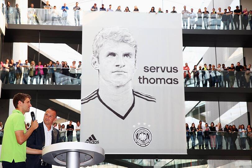 Erhielt den Silbernen Ball und den Silbernen Schuh von Bruder Simon: Thomas Müller.