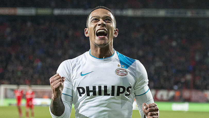 Wird im Sommer wohl zu Manchester United wechseln: Eindhovens Top-Talent Memphis Depay. Wird im Sommer wohl zu Manchester United wechseln: Eindhovens Top-Talent Memphis Depay.