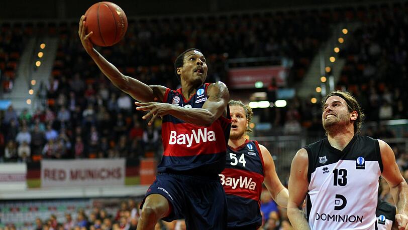 Wollen nach der Bilbao-Pleite gegen Banvit Bandirma wieder siegen:
Alex Renfroe (links) und der FC Bayern. Wollen nach der Bilbao-Pleite gegen Banvit Bandirma wieder siegen:
Alex Renfroe (links) und der FC Bayern.