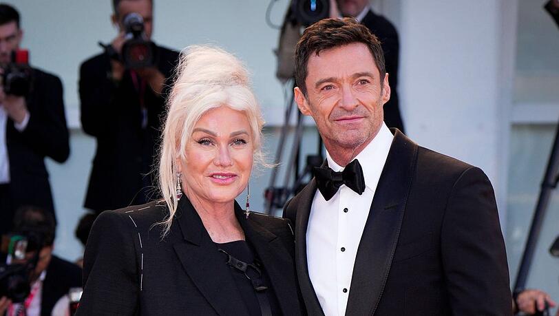 Hugh Jackman und Deborra-Lee Furness im Jahr 2022 in Venedig.