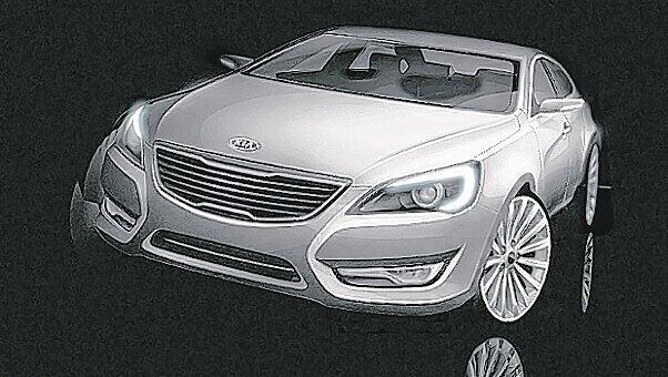 Markante Frontpartie: Das neue Kia-Topmodell VG soll vorerst nur in Korea angeboten werden.