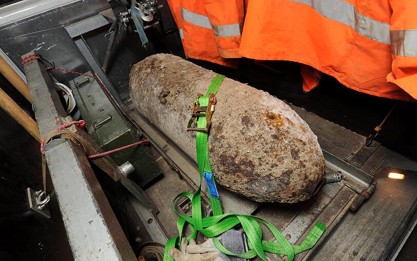 Der Fundort wurde in einem Umkreis von 300
Metern gesperrt. (Symbolbild)