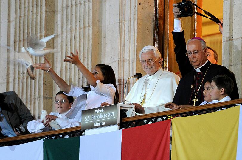 Papst Benedict XVI in Mexiko - sehen Sie hier die Bilder...