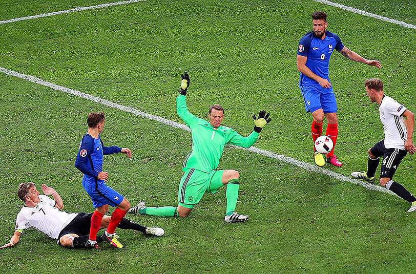 Antoine Griezmann zerstört mit dem 2:0 für Frankreich die deutschen EM-Träume.