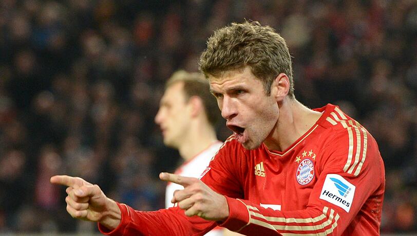 Will den BVB auf die Hörner nehmen: Thomas Müller. Will den BVB auf die Hörner nehmen: Thomas Müller.
