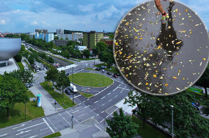 Unten rum frei: Ein halbnackter Jogger schockierte am Petuelring eine Fußgängerin. (Archivbild)