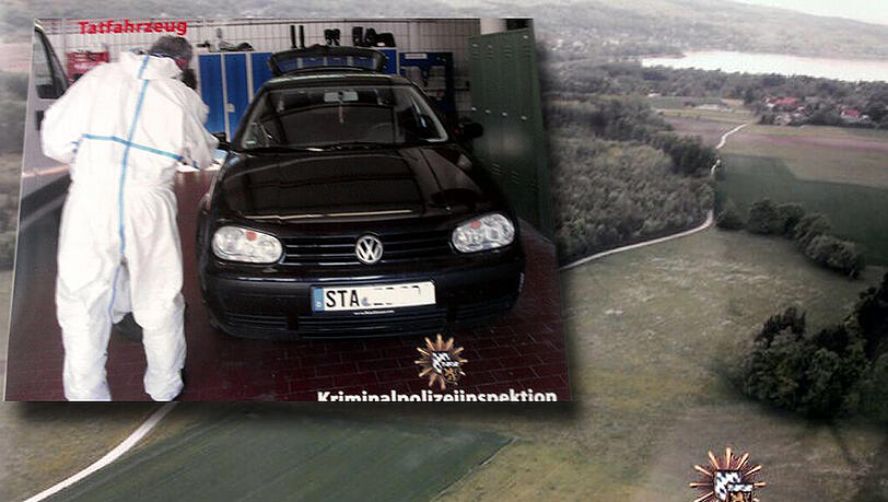 Die Polizei konnte das Auto des mutmaßlichen Täters sicherstellen. Die Polizei konnte das Auto des mutmaßlichen Täters sicherstellen.
