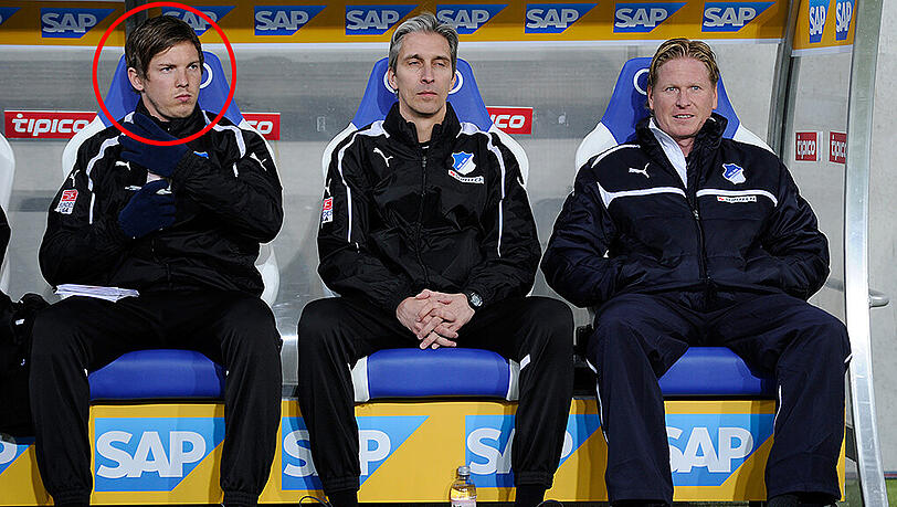 Julian Nagelsmann war unter Markus Gisdol bereits Co-Trainer bei 1899 Hoffenheim. Julian Nagelsmann war unter Markus Gisdol bereits Co-Trainer bei 1899 Hoffenheim.