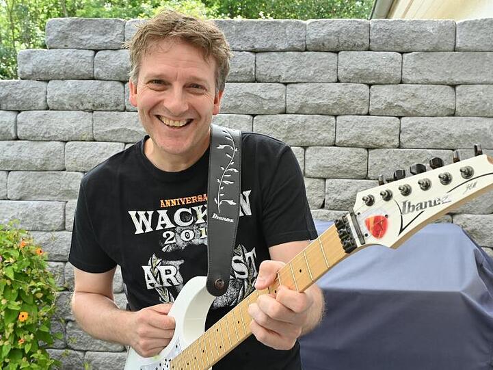 Mit seiner Band Sacred Season war Marco Schultz vor 30 Jahren beim ersten Festival in Wacken aufgetreten.