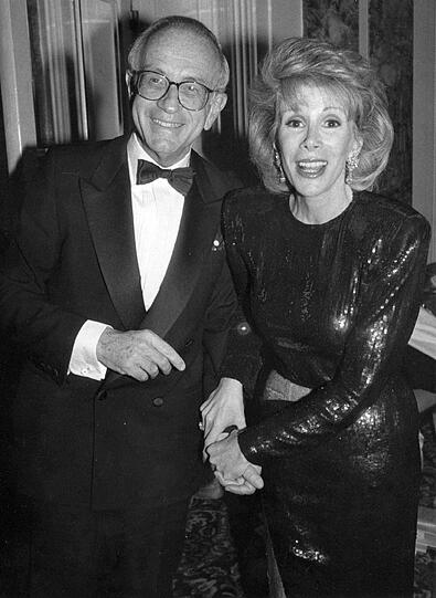 Joan Rivers und Bernard Goldberg.