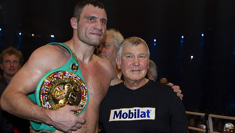 Vitali Klitschko mit Fritz Sdunek.