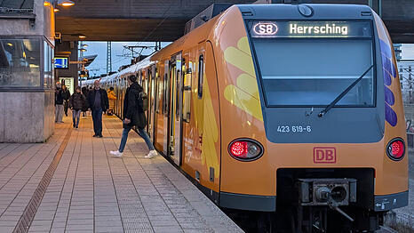 Die S-Bahn der Linie 8 erfasste den Mann, der noch vor Ort seinen Verletzungen erlag. (Archivbild)