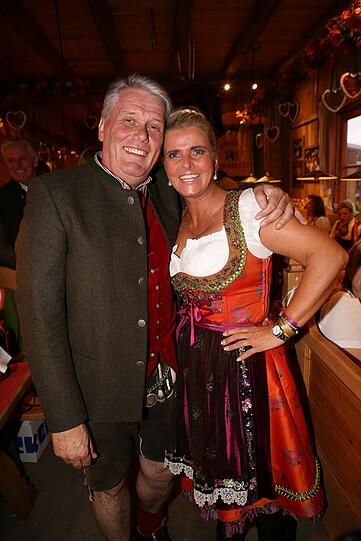 Ulrich Kowalewski und Michaela Portner auf der "Radio Gong Wiesn
