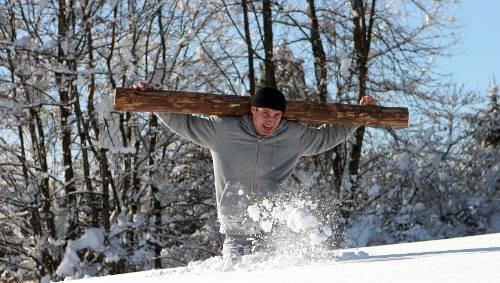 Vitali Klitschko beim Training a la Rocky. Vitali Klitschko beim Training a la Rocky.