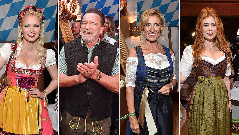 Arnold Schwarzenegger als Stargast und viele Promidamen im Dirndl: Das war die 30. Weisswurstparty im Stanglwirt. Arnold Schwarzenegger als Stargast und viele Promidamen im Dirndl: Das war die 30. Weisswurstparty im Stanglwirt.