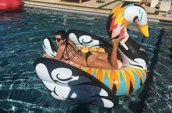 Kourtney Kardashian.