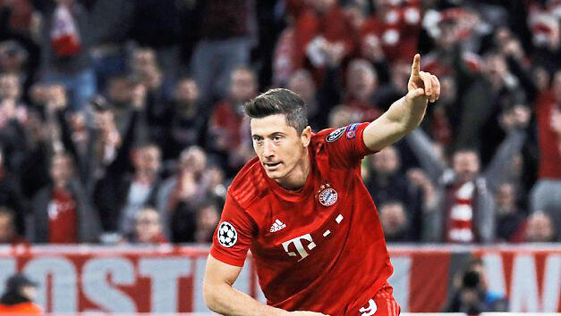 Der 1. Sieg: Lewandowski trifft gegen Belgrad. Foto: Rauchensteiner/AK Der 1. Sieg: Lewandowski trifft gegen Belgrad. Foto: Rauchensteiner/AK