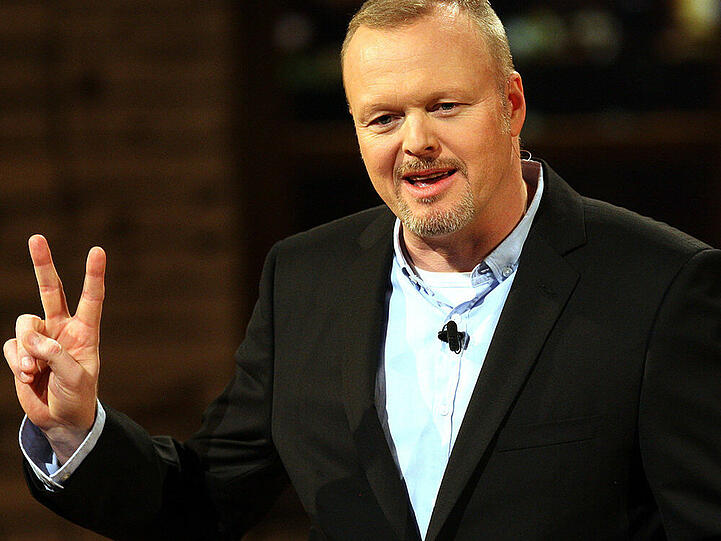 Stefan Raab 2012 in seiner ProSieben-Show "Absolute Mehrheit - Meinung muss sich wieder lohnen"