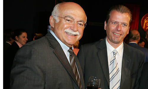 Zusammen in der Jury: Alpha-Chef Gerd Schmelzer (links) und Oberbürgermeister Ulrich Maly.Foto: bayernpress