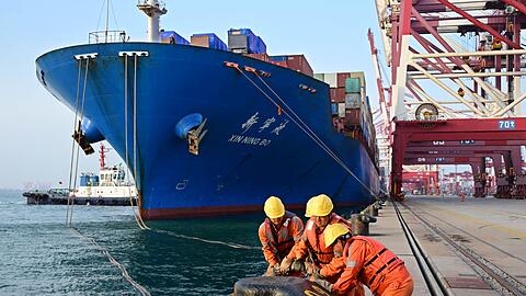 Die Container-Buchungen von China in die USA hatten zuletzt schon stark abgenommen. (Symbolbild)