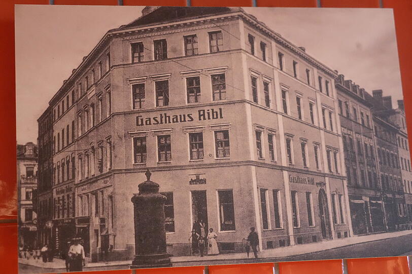 Dieses Haus stand einst an der Thalkirchner Stra&szlig;e/Ecke M&uuml;llerstra&szlig;e. Ein Stammgast des Caf&eacute; Vollaths hat es im Stadtarchiv entdeckt.