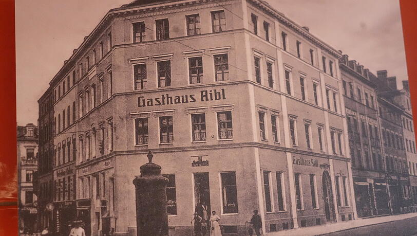 Dieses Haus stand einst an der Thalkirchner Stra&szlig;e/Ecke M&uuml;llerstra&szlig;e. Ein Stammgast des Caf&eacute; Vollaths hat es im Stadtarchiv entdeckt.