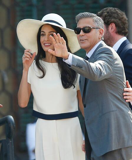 Amal Alamuddin und George Clooney haben in Venedig geheiratet.