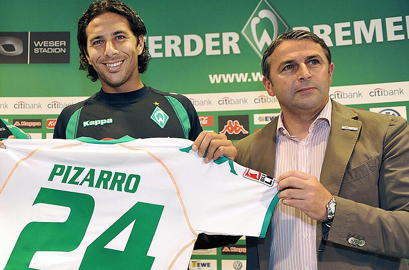 18.08.2008: Pizarro trat damals zu seiner zweiten Amtszeit bei Werder Bremen an. Wird es eine dritte geben?