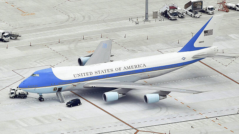 Platz sieben: Der Chubu International Airport in Japan. Hier ein Bilder der Air Force One beim G7-Gipfel.
