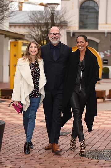 Cathy Hummels, Kay Niehaus und Barbara Becker