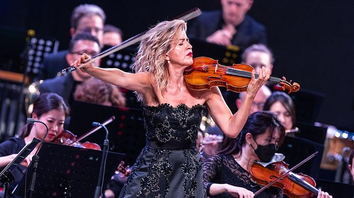 Anne-Sophie Mutter spielt ein Konzert mit den New Yorker Philharmonikern auf Usedom.