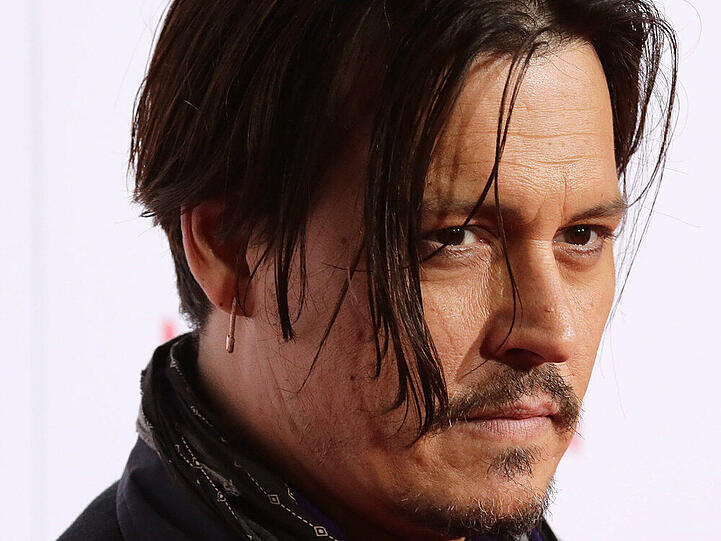 Auf dem Weg von Australien zum Doc in die USA: Johnny Depp