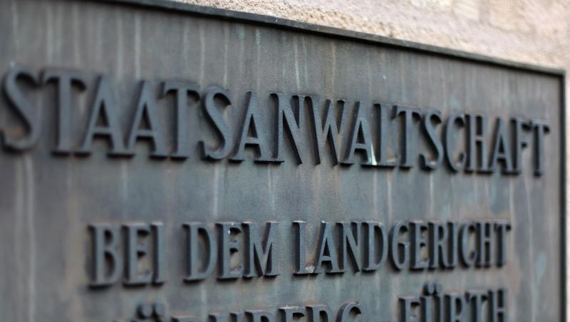 Der Eingangsbereich der Staatsanwaltschaft Nürnberg-Fürth. Foto: Daniel Karmann/Archiv Der Eingangsbereich der Staatsanwaltschaft Nürnberg-Fürth. Foto: Daniel Karmann/Archiv