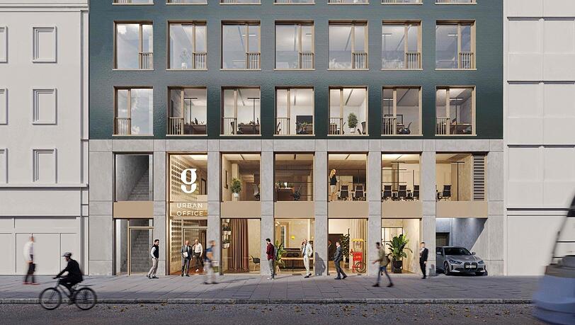 Vision Gabriel Urban Office von Projektentwickler Angularis, frühestens ab Ende 2025, mit 3000 Quadratmetern.