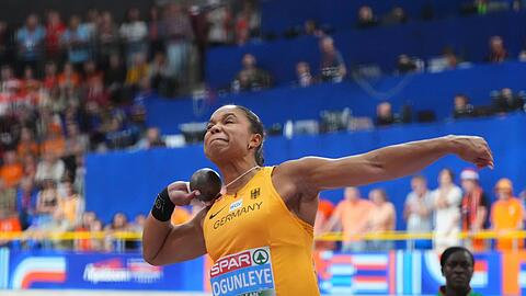 Auch Kugelstoß-Olympiasiegerin Yemisi Ogunleye verzichtet auf die Hallen-WM in China.