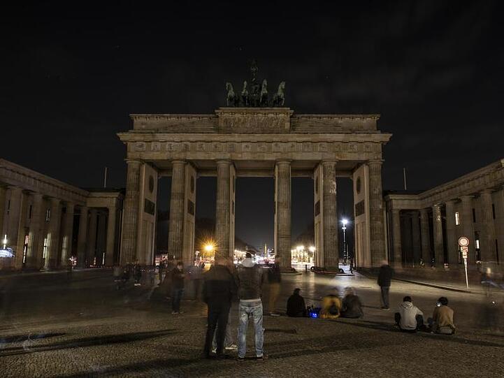 Zur "Earth Hour 2019" wurden die Lichter am Brandenburger Tor für eine Stunde abgeschaltet.