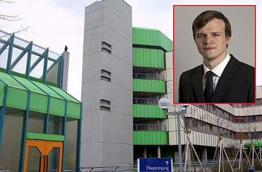 Das Städtische Klinikum in Bogenhausen - hier wurden immer wieder Autos abgeschleppt. Der Anwalt Falk Rodig (kleines Bild) verteidigte das Krankenhaus gegen Kläger.