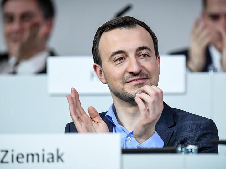 Paul Ziemiak am Samstag beim CDU-Bundesparteitag in Hamburg.